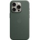 Чохол FineWoven Case with MagSafe Original для iPhone 15 Pro Max (OEM) Evergreen