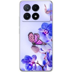 Чехол BoxFace для Xiaomi Redmi K70E/Poco X6 Pro 5G Orchids and Butterflies