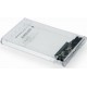 Внешний карман Gembird SATA HDD 2.5 USB 3.0 пластик Прозрачный (EE2-U3S9-6) - Фото 2