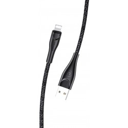 Кабель Usams U41 Braided USB to Lightning 2A 3m Black