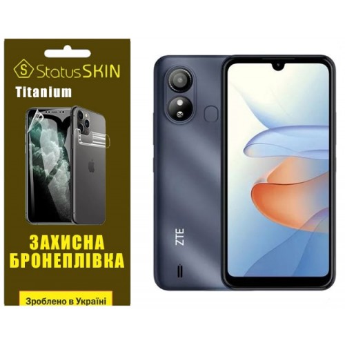 Поліуретанова плівка StatusSKIN Titanium для ZTE Blade L220 Глянцева
