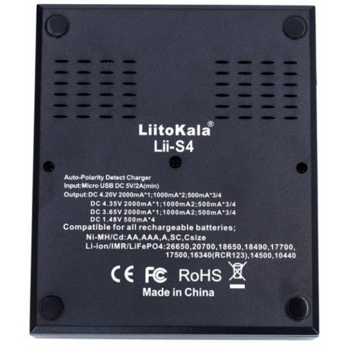 Зарядний пристрій Liitokala Lii-S4