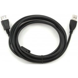 USB подовжувач Cablexpert CCF-USB2-AMAF-15 USB 2.0 AM/AF 4.5 м Black