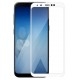 Защитное стекло 3D Samsung A8 2018 (A530) White