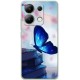 Чехол BoxFace для Xiaomi Redmi Note 13 4G Blue Butterfly - Фото 1
