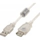 USB удлинитель Cablexpert CCF-USB2-AMAF-TR-6 USB 2.0 AM/AF 1.8 м White - Фото 1