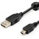 Кабель Atcom USB - mini USB V 2.0 (M/M) (5 pin) ферит 0.8 м Черный (3793) - Фото 2