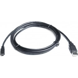 Кабель REAL-EL USB - mini USB V 2.0 (M/M) 1.8 м Чорний (EL123500006)
