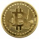Сувенірна монета Біткоін (Bitcoin) Gold - Фото 1