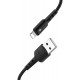Кабель Hoco X30 Star USB to Lightning 1.2m Black - Фото 3