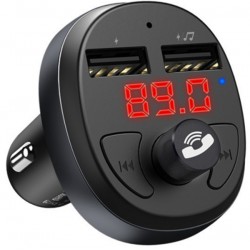 FM-трансмиттер Hoco E41 In-car audio wireless Black