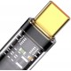 Кабель Baseus Explorer Auto Power-Off FC USB to Type-C 100W 1m Black (CATS000201) - Фото 3