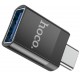 Адаптер Hoco UA17 Type-C male to USB female OTG USB3.0 Black - Фото 3