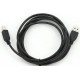 Кабель для принтера Cablexpert USB to USB Type-B V 2.0 (M/M) AM/BM 1.8 м Чорний (CCP-USB2-AMBM-6) - Фото 3