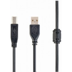 Кабель для принтера Cablexpert USB to USB Type-B V 2.0 (M/M) AM/BM 1.8 м Ф. Черный (CCF-USB2-AMBM-6)