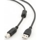 Кабель для принтера Cablexpert USB to USB Type-B V 2.0 (M/M) AM/BM 1.8 м Ф. Чорний (CCF-USB2-AMBM-6) - Фото 2