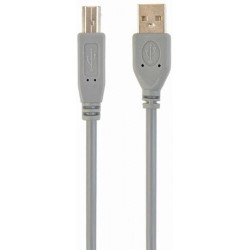 Кабель для принтера Cablexpert USB to USB Type-B V 2.0 (M/M) AM/BM 1.8 м Серый (CCP-USB2-AMBM-6G)