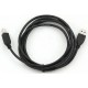 Кабель для принтера Cablexpert USB to USB AM/BM 3м преміум Black (CCBP-USB2-AMBM-10) - Фото 3