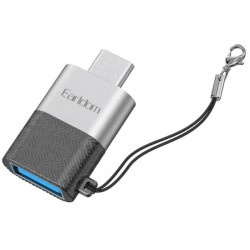 Переходник Earldom ET-OT72 OTG USB-C to USB Silver