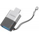 Переходник Earldom ET-OT72 OTG USB-C to USB Silver - Фото 1
