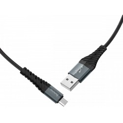 Кабель Hoco X38 Cool USB to Micro 3A 1m Black
