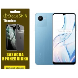 Поліуретанова плівка StatusSKIN Titanium для Realme C30s Глянцева