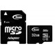 Карта памяти Team microSDHC 32GB UHS-I Class 10 Black + SD-adapter (TUSDH32GCL10U03) - Фото 2