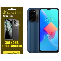 Поліуретанова плівка StatusSKIN Titanium для Tecno Spark Go 2022 (KG5m) Глянцева