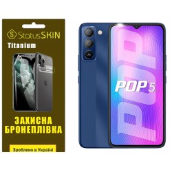 Поліуретанова плівка StatusSKIN Titanium для Tecno Pop 5 LTE (BD4a, BD4i) Глянцева