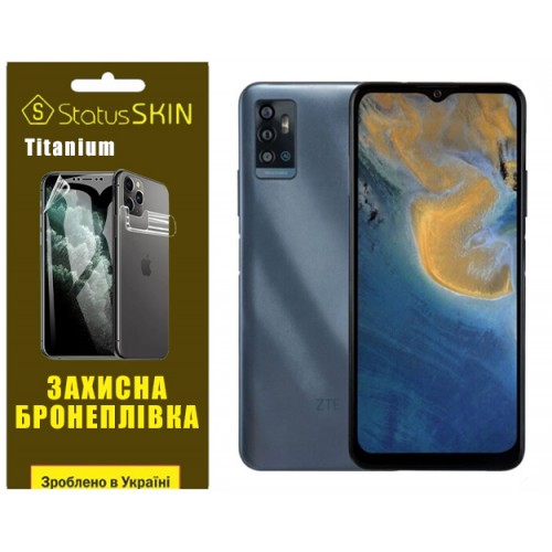 Полиуретановая пленка StatusSKIN Titanium для ZTE Blade A71 Глянцевая
