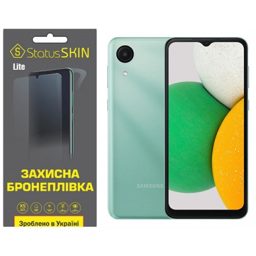 Поліуретанова плівка StatusSKIN Lite для Samsung A03 Core A032F Матова