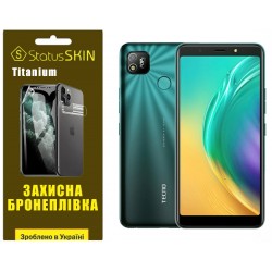 Поліуретанова плівка StatusSKIN Titanium для Tecno Pop 4 (BC2) Глянцева