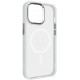 Чехол ArmorStandart Unit MagSafe для iPhone 15 Pro Max Matte Clear Silver (ARM69350) - Фото 1