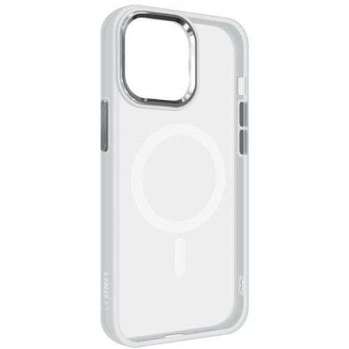 Чехол ArmorStandart Unit MagSafe для iPhone 15 Pro Max Matte Clear Silver