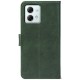 Чехол-книжка Crazy Horse Clasic для Motorola G84 5G Dark Green (Front) - Фото 2