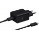 Сетевое зарядное устройство Samsung Compact Power Adapter 45W Type-C + cable Type-C Black (EP-T4511XBEGEU) - Фото 1