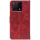 Чехол-книжка Crazy Horse Clasic для Xiaomi Redmi K70E/Poco X6 Pro 5G Red Wine (Front) - Фото 2