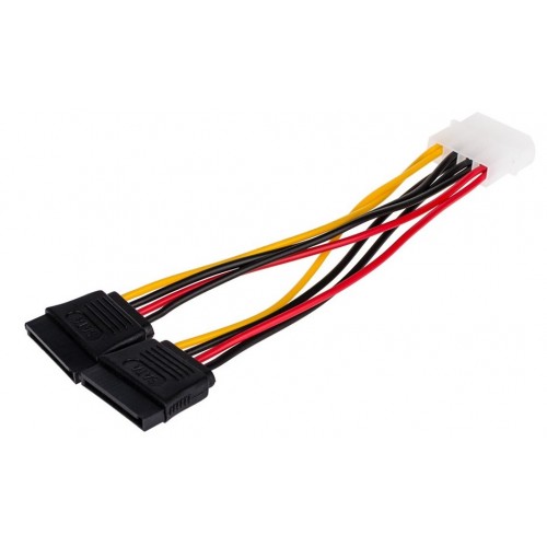 Кабель живлення Atcom Molex-2Sata 0.2 м (16148)