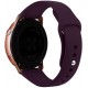 Ремінець Silicone для Samsung Watch Active/Galaxy S4 42mm/Gear S2/Xiaomi Amazfit (20mm) Purple - Фото 2