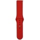 Ремінець Silicone для Samsung Watch Active/Galaxy S4 42mm/Gear S2/Xiaomi Amazfit (20mm) Red - Фото 1