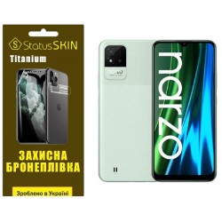 Поліуретанова плівка StatusSKIN Titanium для Realme Narzo 50i Глянцева