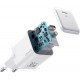 Сетевое зарядное устройство Usams US-CC186 single USB-C PD3.0 30W 3A White - Фото 3
