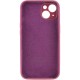 Silicone Case Full Camera для iPhone 15 Plum - Фото 2