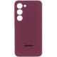 Silicone Cover Lakshmi Full Camera with Logo для Samsung S24 S921 Plum