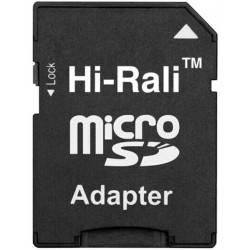 Карта пам'яті Hi-Rali microSDXC 64GB Class 10 + SD-adapter (HI-64GBSDCL10-01)