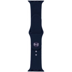 Ремешок Silicone для Apple Watch 42/44/45/49 mm Midnight Blue