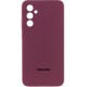 Silicone Cover Lakshmi Full Camera with Logo для Samsung A34 5G A346 Plum - Фото 1