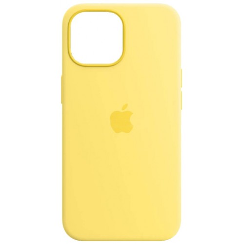 Silicone Case для iPhone 15 Pro Yellow