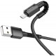 Кабель Hoco X71 Especial USB to Micro 2.4A 1m Black - Фото 1