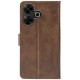 Чехол-книжка Crazy Horse для Xiaomi Redmi 13 4G/Poco M6 4G Brown (Front) - Фото 2